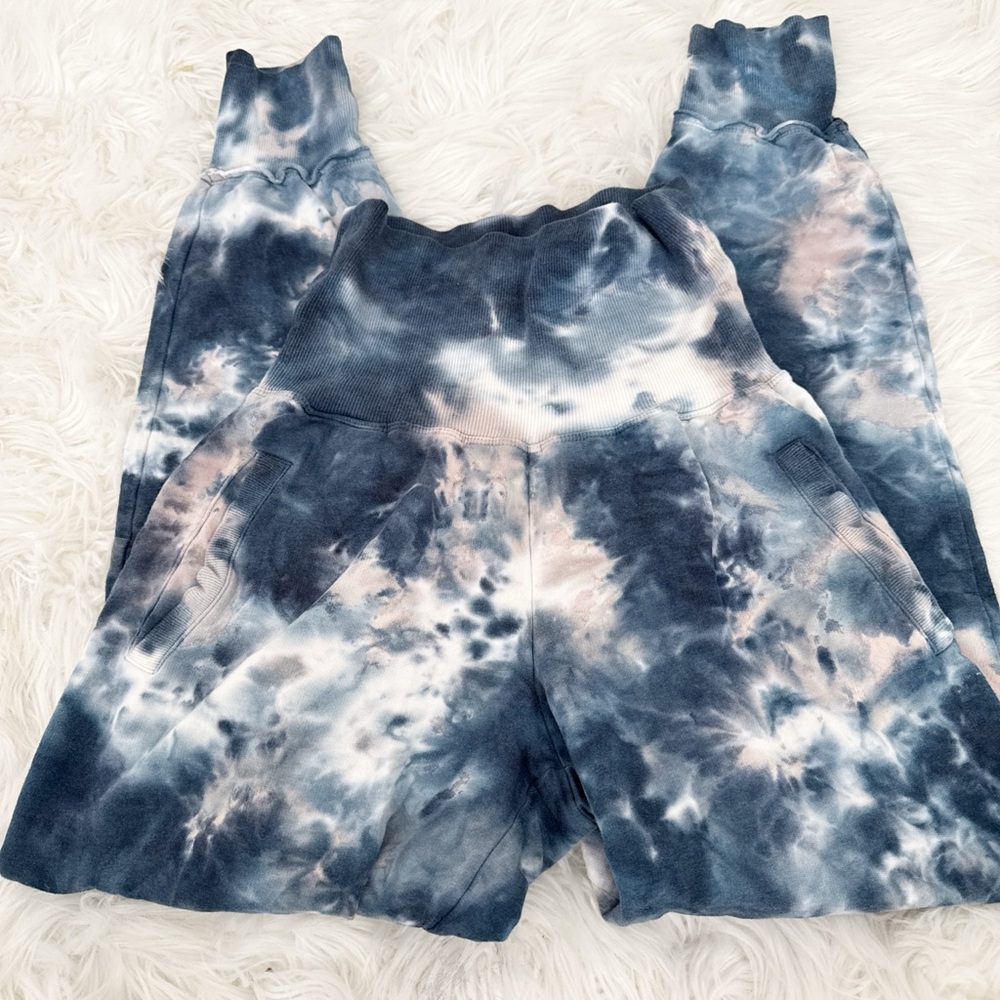 Young Fabulous & Broke Blue and White Lounge Pants